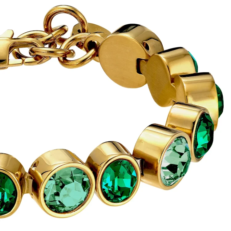 Браслет Dyrberg Kern ELAINE SG EMERALD GREEN MIX 450160