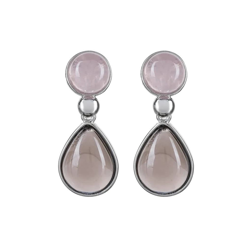 Серьги Possebon Q. Rose, Obs Fume A0738.7.11 S