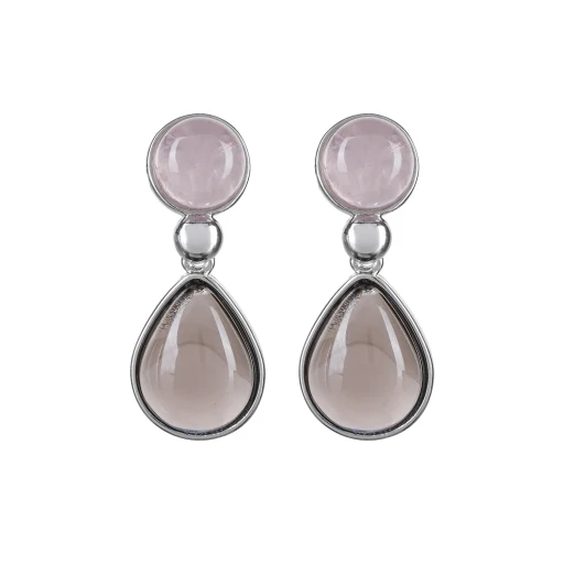 Серьги Possebon Q. Rose, Obs Fume A0738.7.11 S