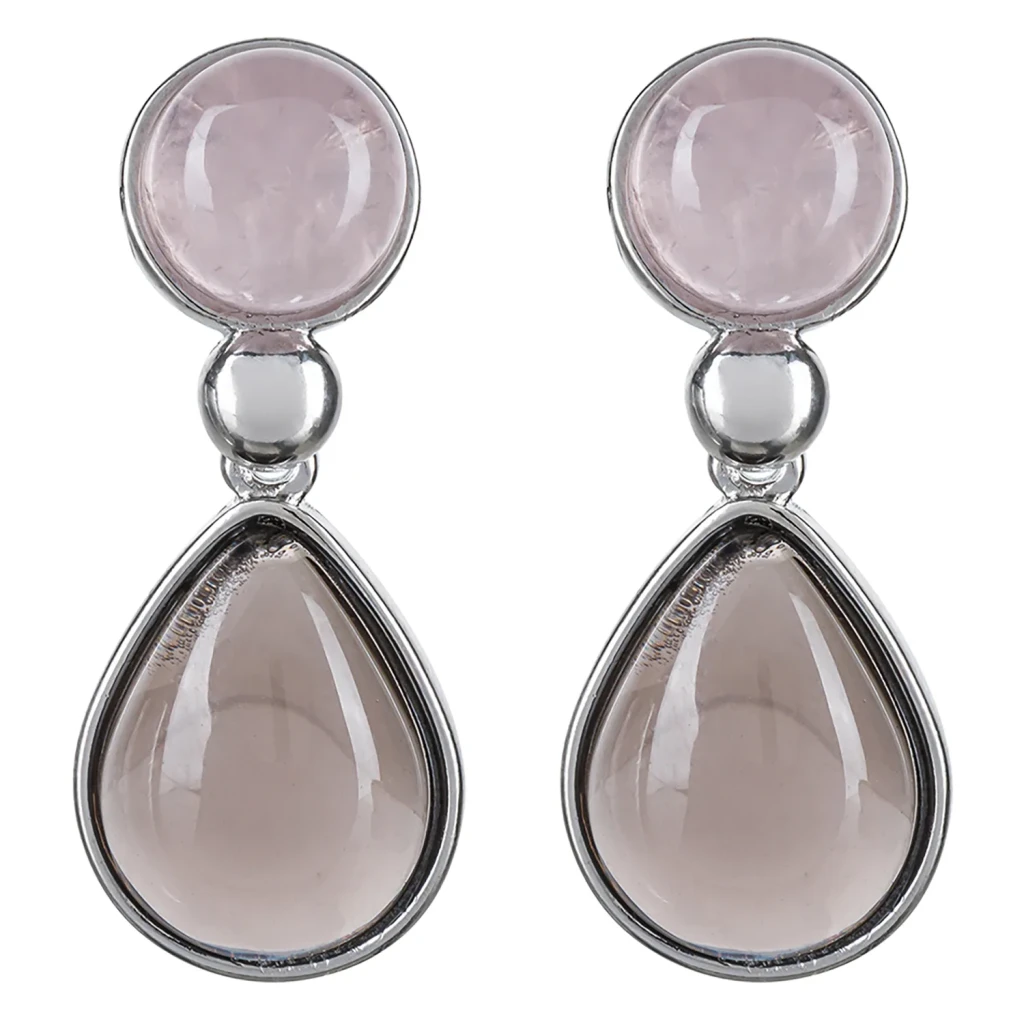 Серьги Possebon Q. Rose, Obs Fume A0738.7.11 S