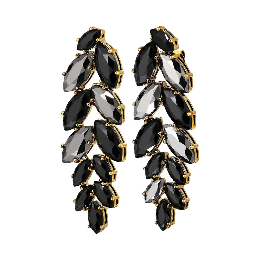 Серьги Dyrberg Kern BANYAN SG BLACK 470036