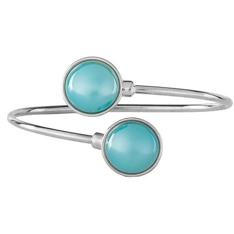 Браслет Possebon pearl blue sky agate С1366.21 B/S