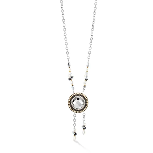 Колье Coeur de Lion Black-Crystal 1134/10-1318