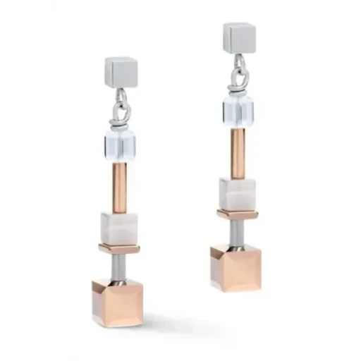 Серьги Coeur de Lion Rosegold-Silver 5061/21-1631