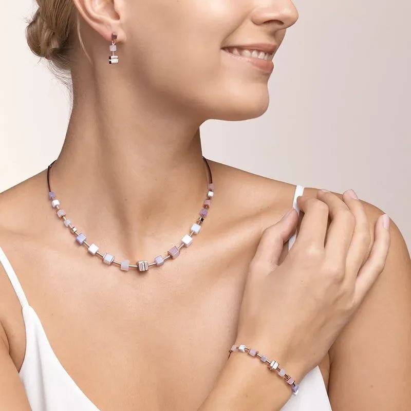 Серьги Coeur de Lion Rosegold-Silver 5061/21-1631