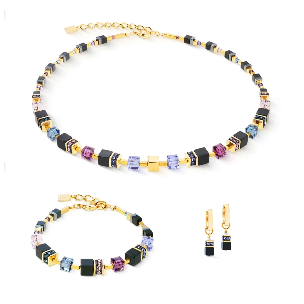 Браслет Coeur de Lion Black-Purple 3043/30-1308