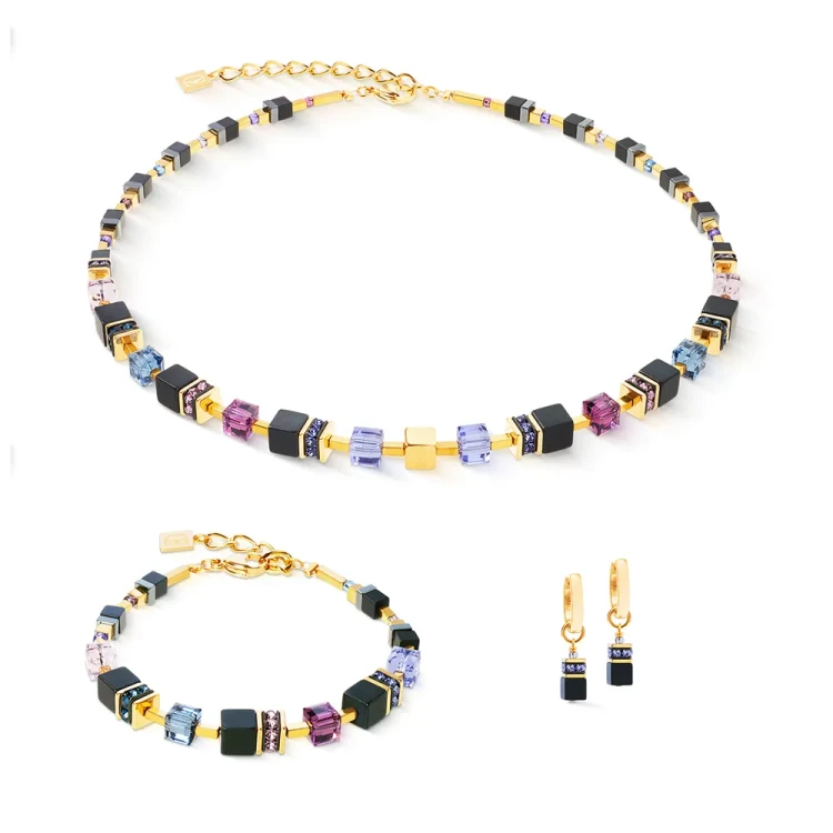 Браслет Coeur de Lion Black-Purple 3043/30-1308