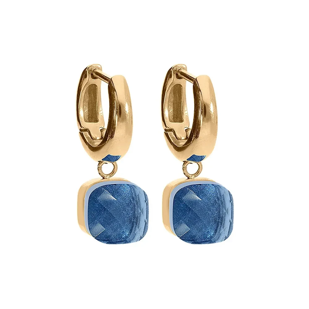 Серьги Qudo FIRENZE (G) Dark Blue 107001/20-4730