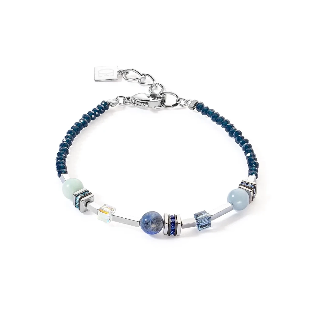 Браслет Coeur de Lion  Blue-Silver 4351/30-0717
