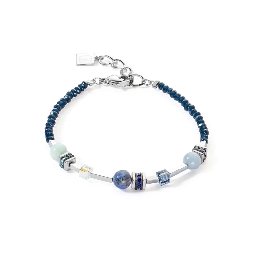 Браслет Coeur de Lion  Blue-Silver 4351/30-0717