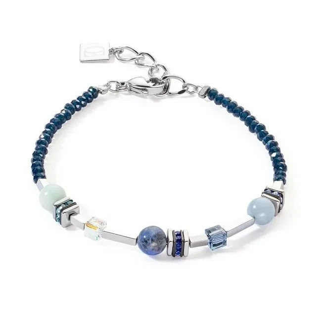 Браслет Coeur de Lion  Blue-Silver 4351/30-0717