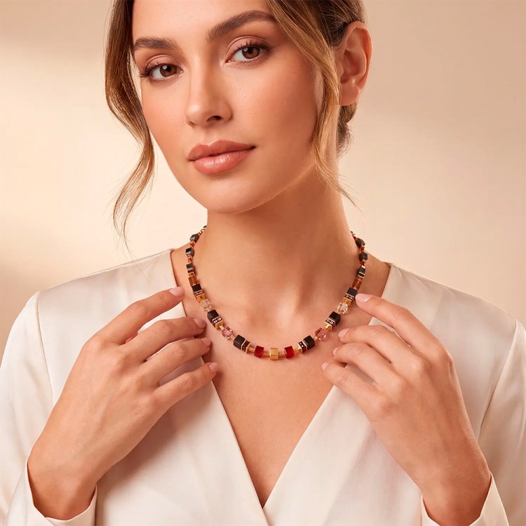 Колье Coeur de Lion Black-Red 3043/10-1303