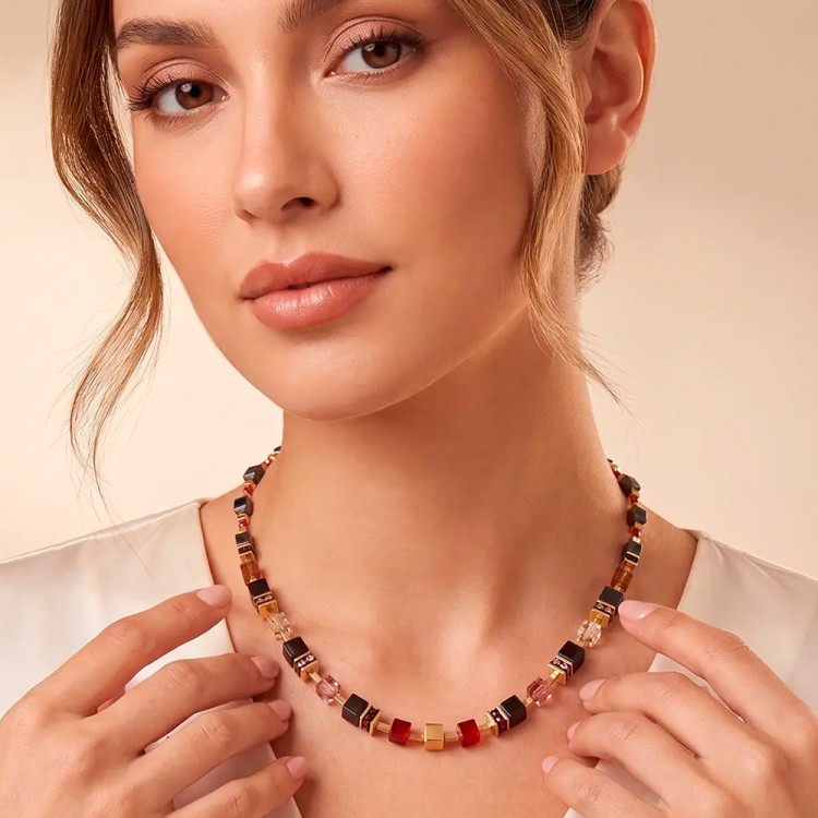 Колье Coeur de Lion Black-Red 3043/10-1303