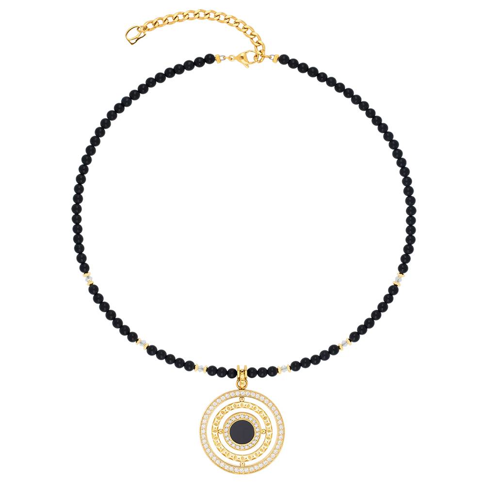 Колье Coeur de Lion Black-Gold 2062/10-1316