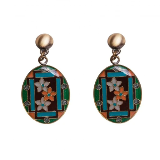 Серьги Clara Bijoux Незабудки A75776-6 BR