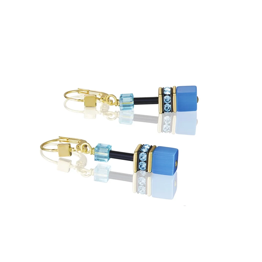 Серьги Coeur de Lion Multicolour Rainbow Gold 2838/20-1573