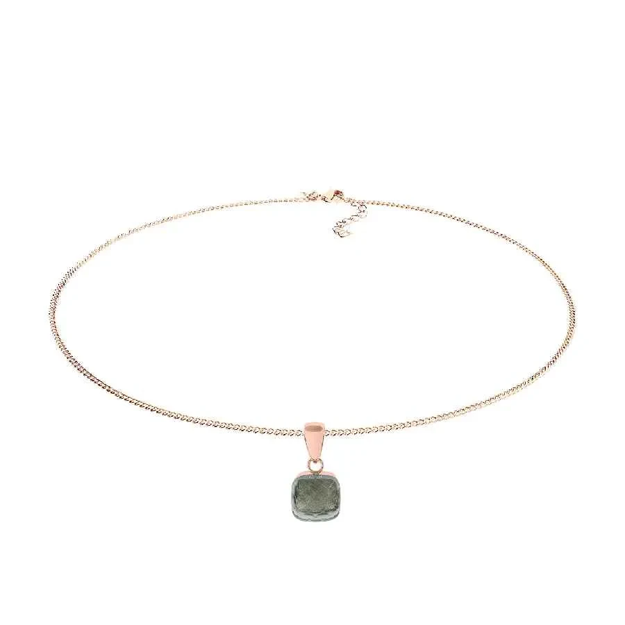 Колье Qudo Firenze smoky quartz 400029.1 BW/RG