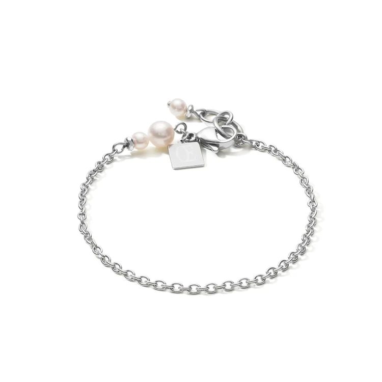 Браслет Coeur de Lion White-Silver 1103/30-1417