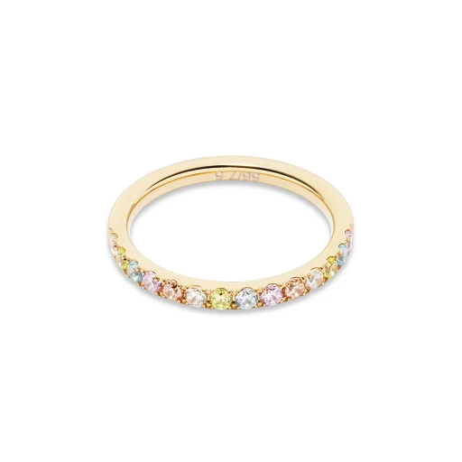 Кольцо Coeur de Lion Multicolour Pastel Gold 0146/40-1590 60