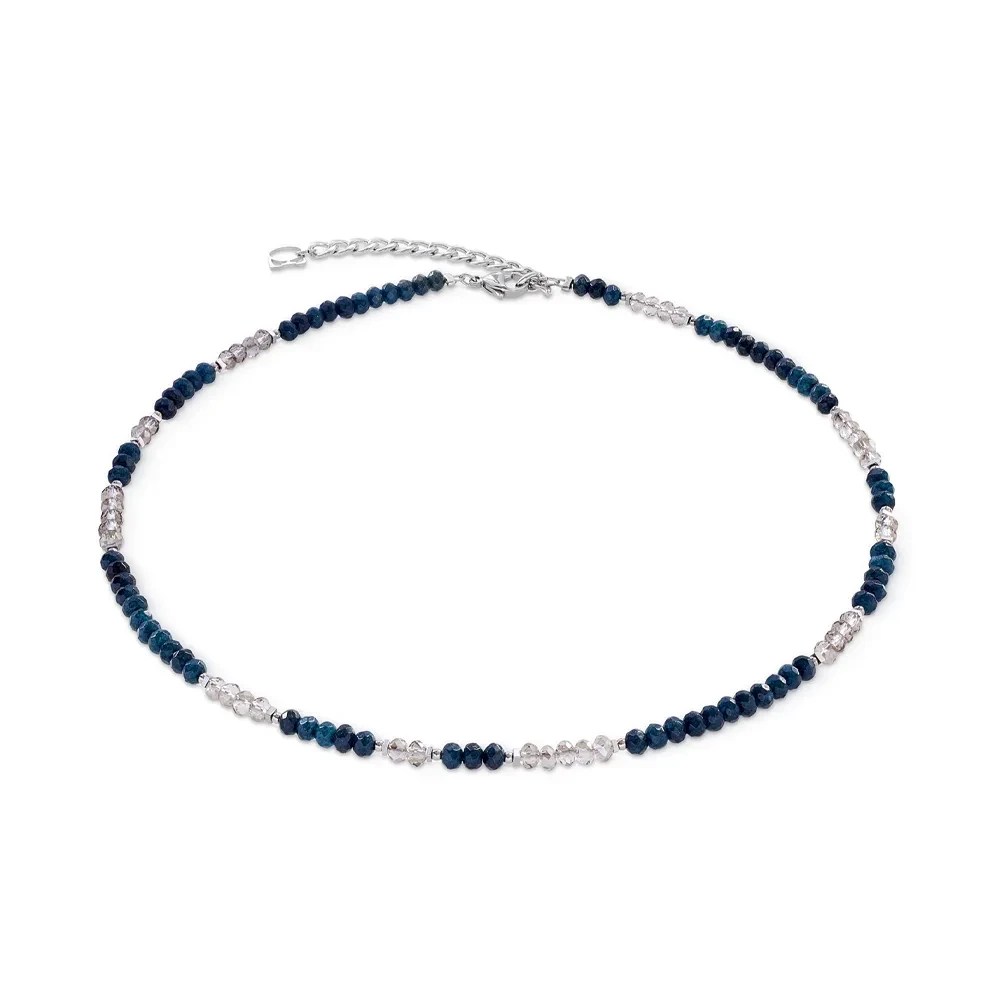 Колье Coeur de Lion Blue-Silver 2043/10-0717