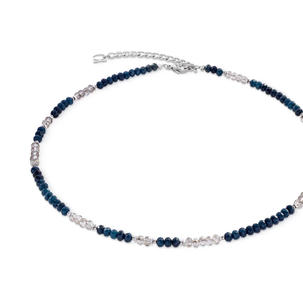 Колье Coeur de Lion Blue-Silver 2043/10-0717