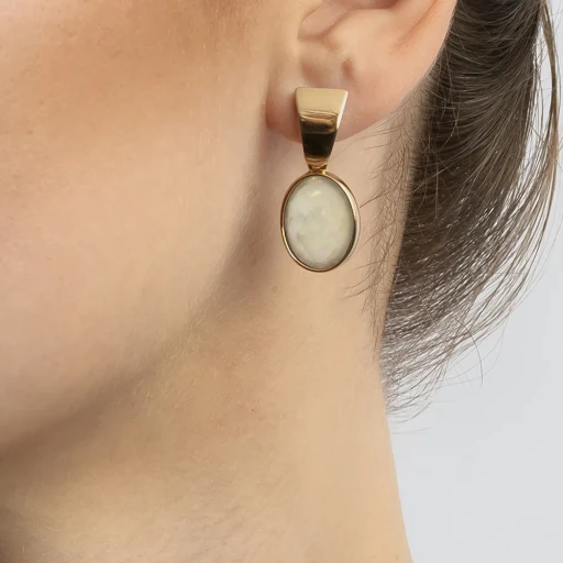 Серьги Possebon nautilus A9163.12 BW/G