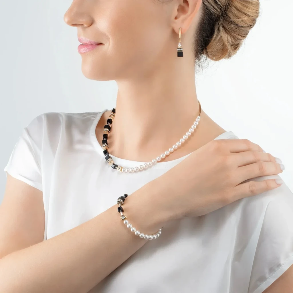 Браслет Coeur de Lion Black-Gold 5086/30-1316