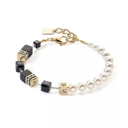 Браслет Coeur de Lion Black-Gold 5086/30-1316
