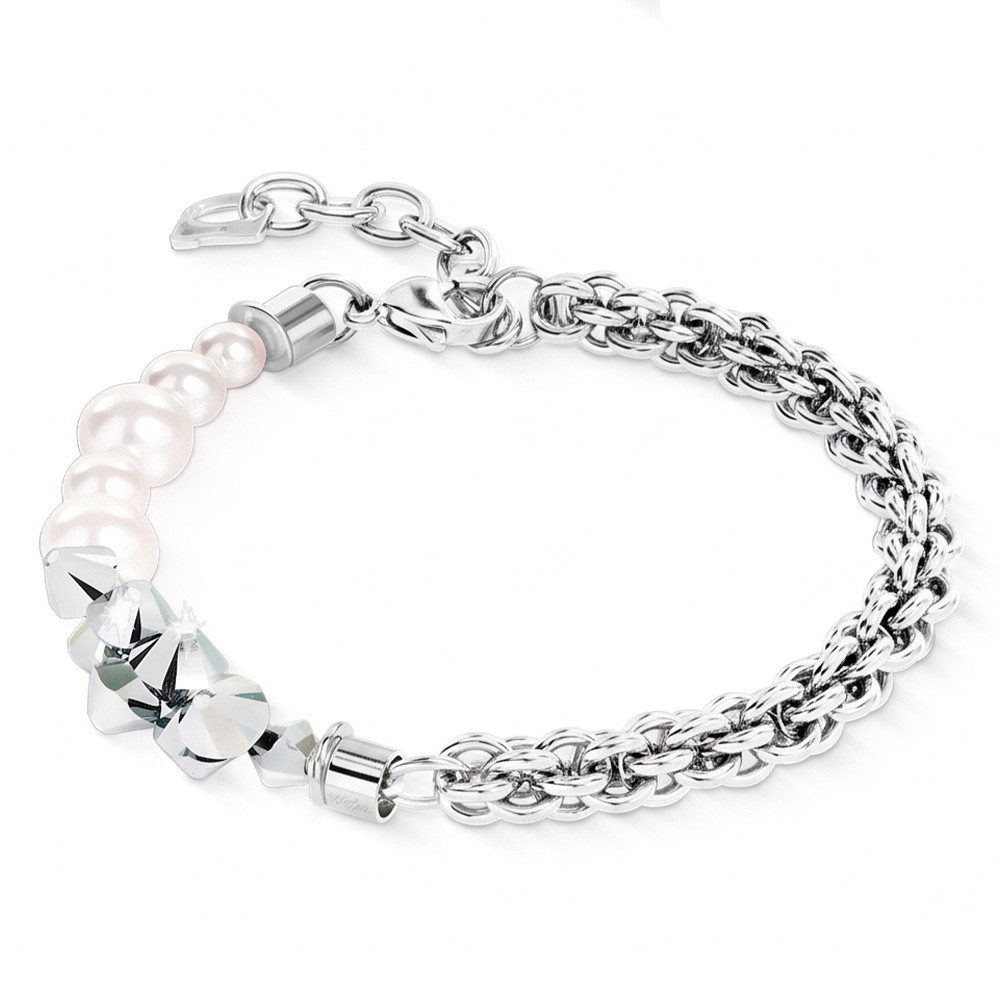 Браслет Coeur de Lion White-Silver 2060/30-1417