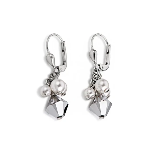 Серьги Coeur de Lion White 4871/20-1400