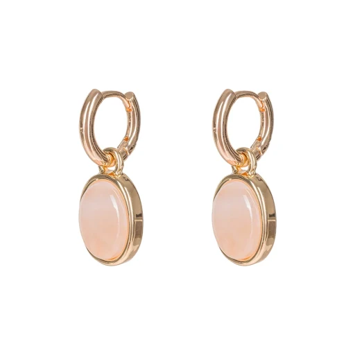 Серьги Fiore Luna ROSE QUARTZ LE1202 R/G