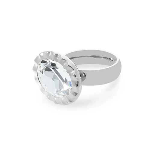 Кольцо Qudo TIVOLA UNICA big (S/P) Crystal 60 686695