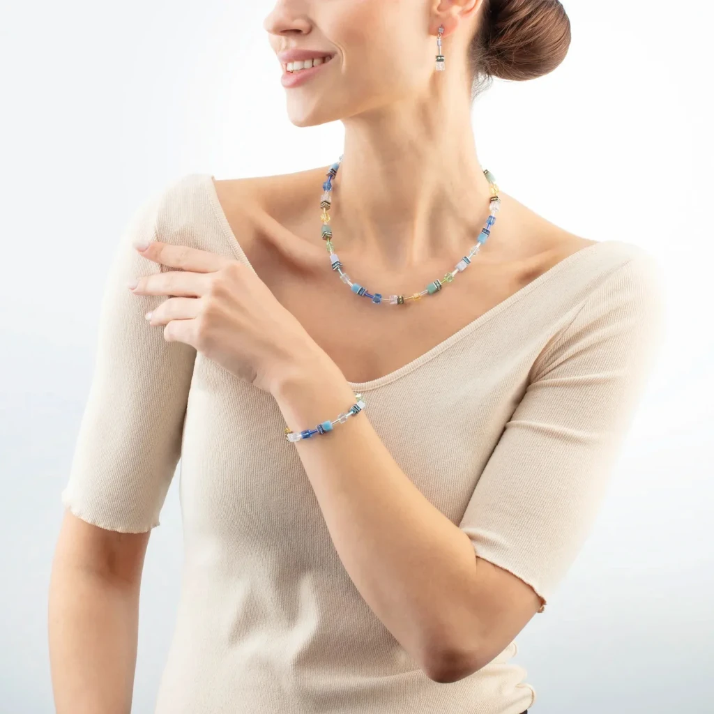 Серьги Coeur de Lion Aqua-Green 4905/21-2005
