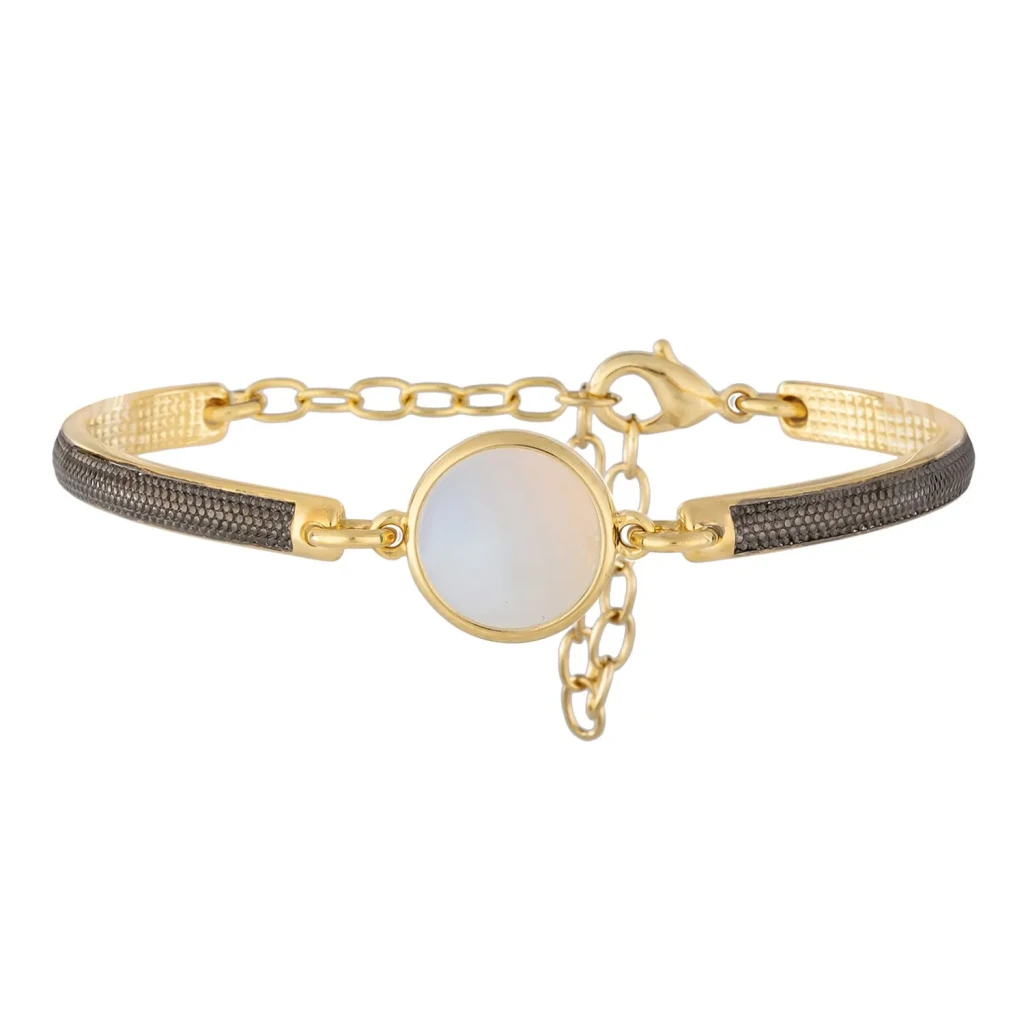 Браслет Possebon Pearl Opaline C1363.25 BW/G