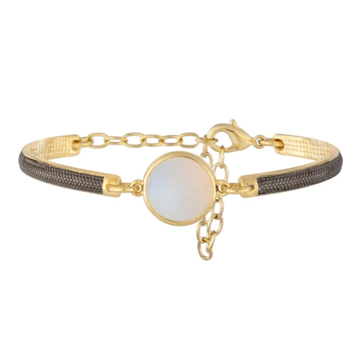 Браслет Possebon Pearl Opaline C1363.25 BW/G