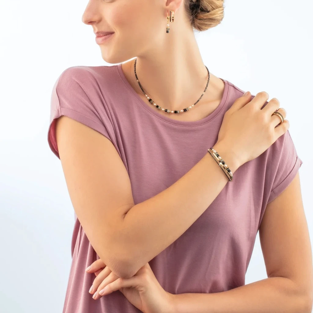 Кольцо Coeur de Lion Black-Gold 0136/40-1316 56