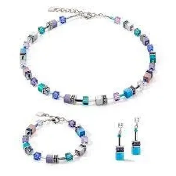 Колье Coeur de Lion Turquoise-Purple 2839/10-0608