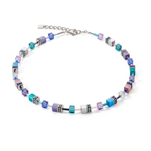 Колье Coeur de Lion Turquoise-Purple 2839/10-0608
