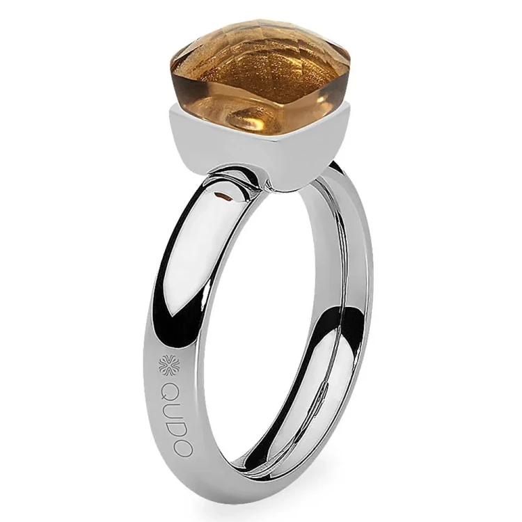 Кольцо Qudo FIRENZE 19 (S) Smoked Topaz 107000/40-5108 19