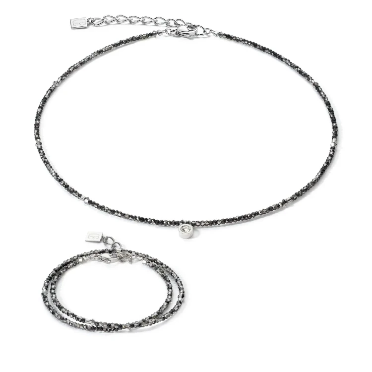Колье Coeur de Lion Grey 5033/10-1200