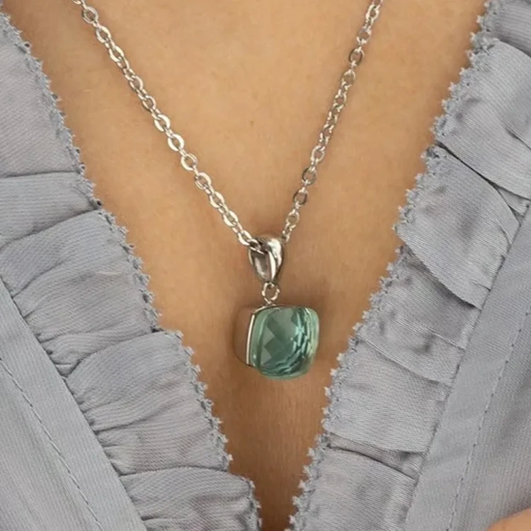 Колье Qudo FIRENZE (S) Aquamarine 107000/48-6002