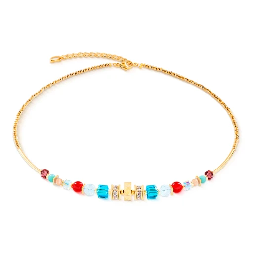 Колье Coeur de Lion Multicolour Gold 3023/10-1516