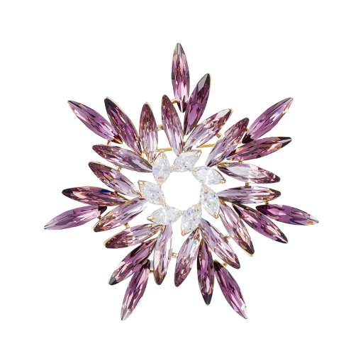 Брошь Fiore Luna ОРЕОЛ Zircon+crystal XR14406A1 V/G