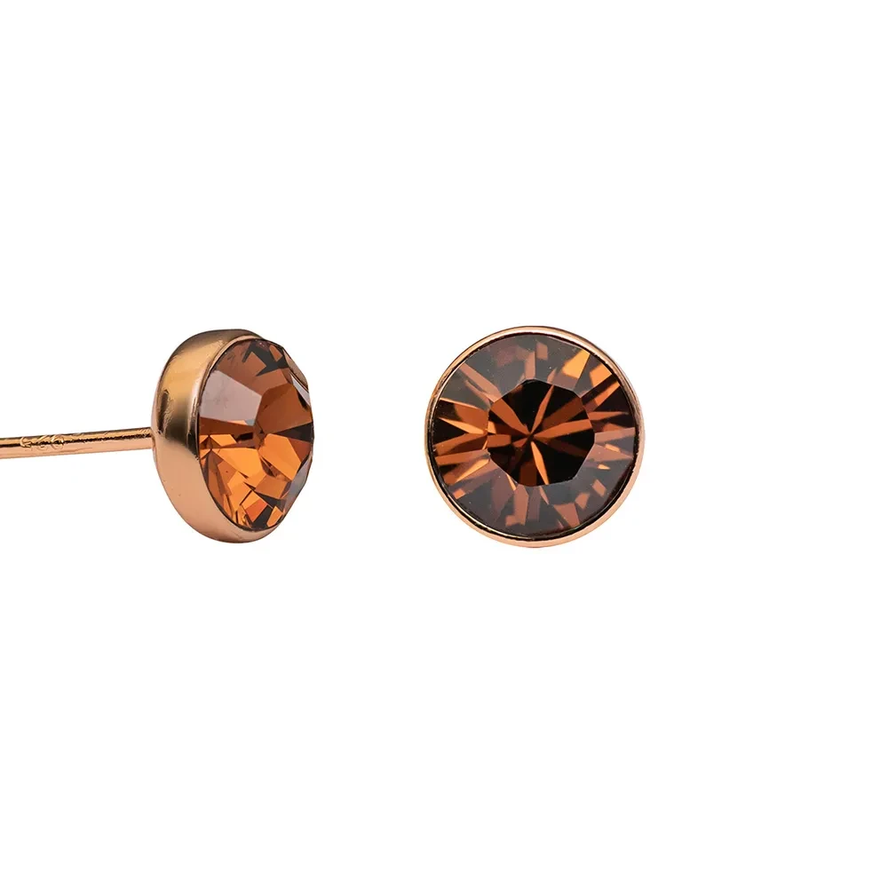 Fiore Luna Пусеты Smoked Topaz SWE297 ST RG