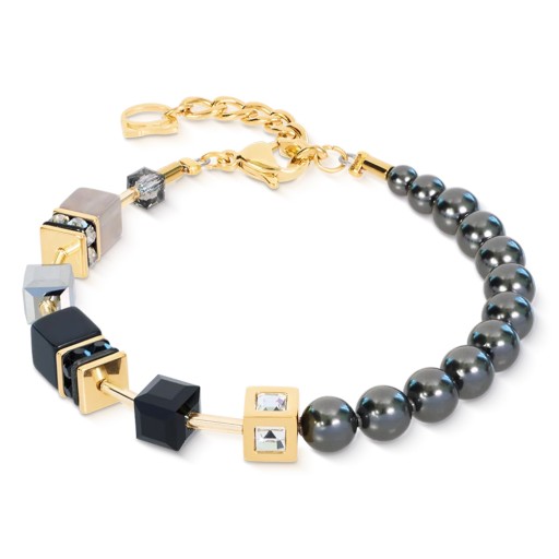 Браслет Coeur de Lion Grey-Gold 5086/30-1216