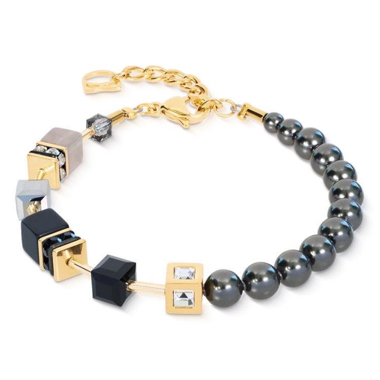 Браслет Coeur de Lion Grey-Gold 5086/30-1216