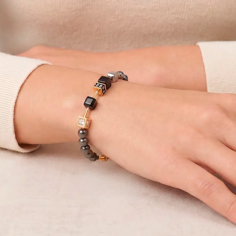 Браслет Coeur de Lion Grey-Gold 5086/30-1216