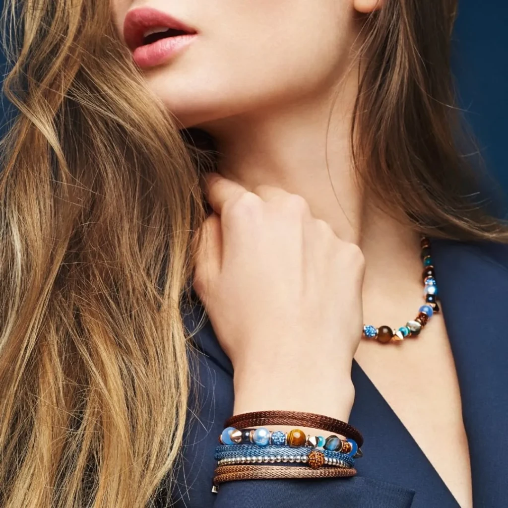 *Серьги Coeur de Lion Blue-Brown *4864/21-0711