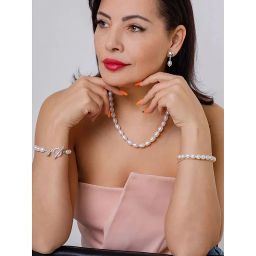Колье Fiore Luna String of Pearls Togl BL4502 S