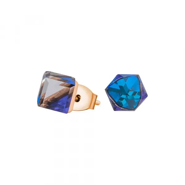 Пусеты Crystal Bermuda Blue SWE1127/1 CBB RG